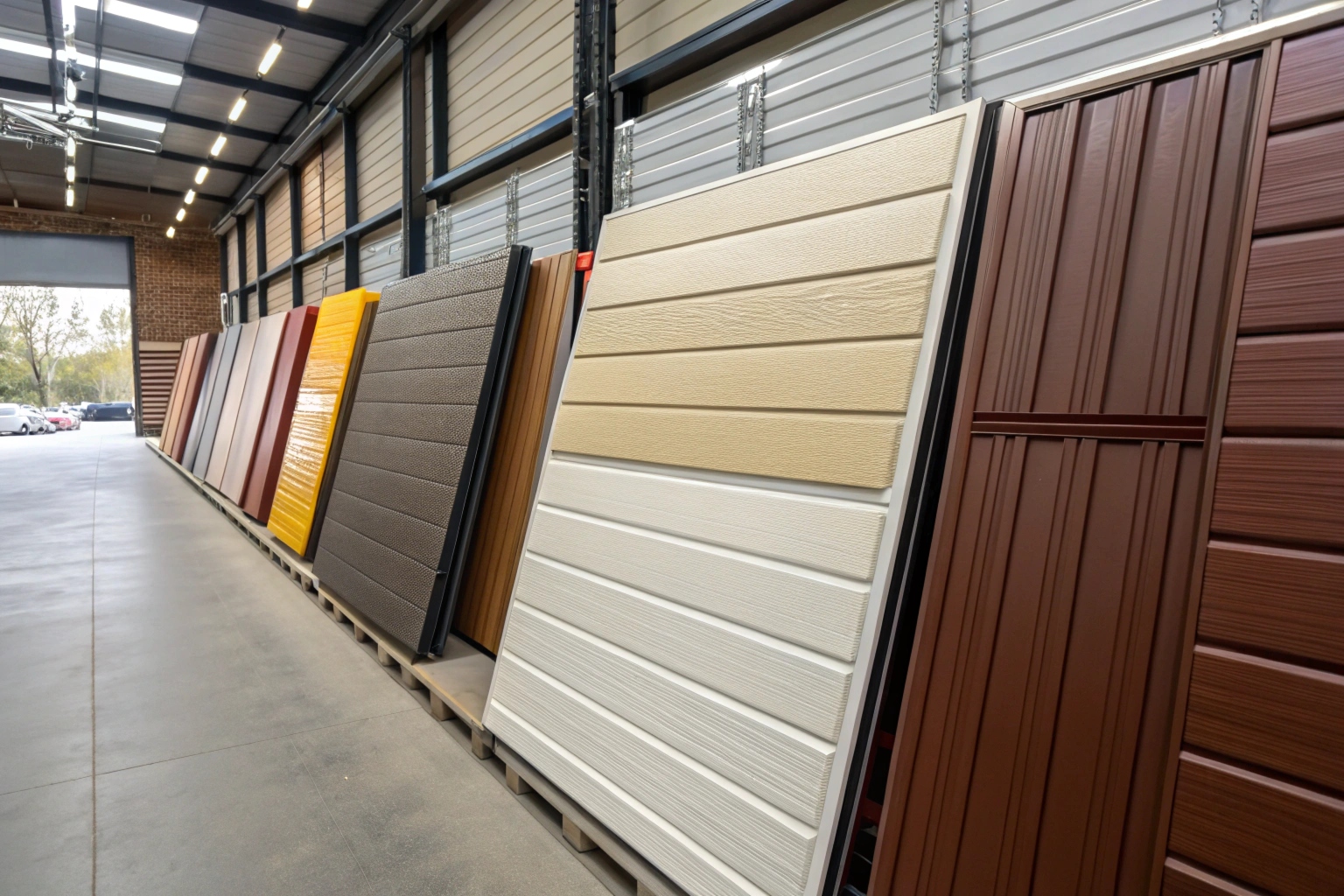 Garage door panel colour matching samples for Sydney homes