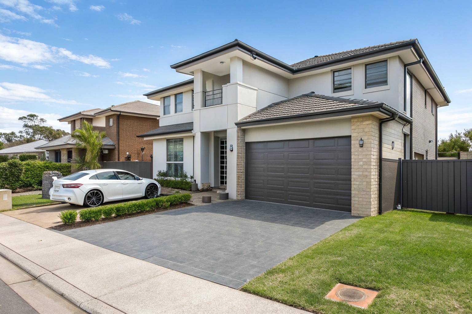 installed garage door